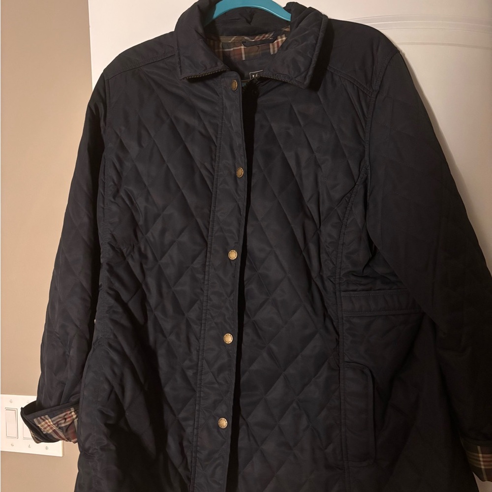 L.L. Bean Women's Quilted Navy Jacket